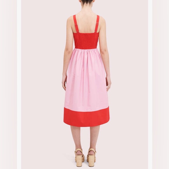 Kate Spade Colorblock Poplin Dress - Picture 2 of 4